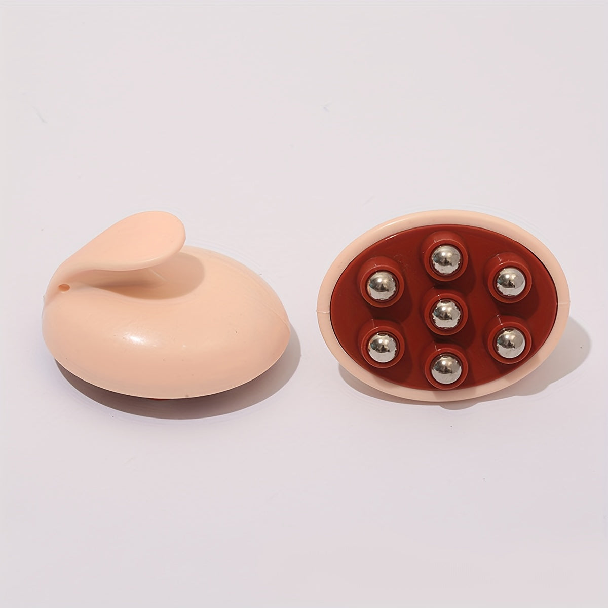 7-Ball Manual Massager Roller Full Body & Abdominal Massage with Ergonomic Handle