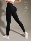 High Stretch Comfortable Quick Drying Sports Leggings, High Waist Seamless Yoga Pants, Women's Activewear
