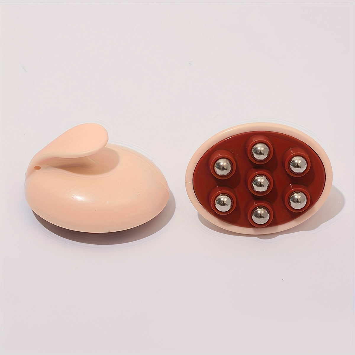7-Ball Manual Massager Roller Full Body & Abdominal Massage with Ergonomic Handle