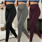 3pcs Ultra-Soft High Waist Yoga Leggings for Women Tummy Control