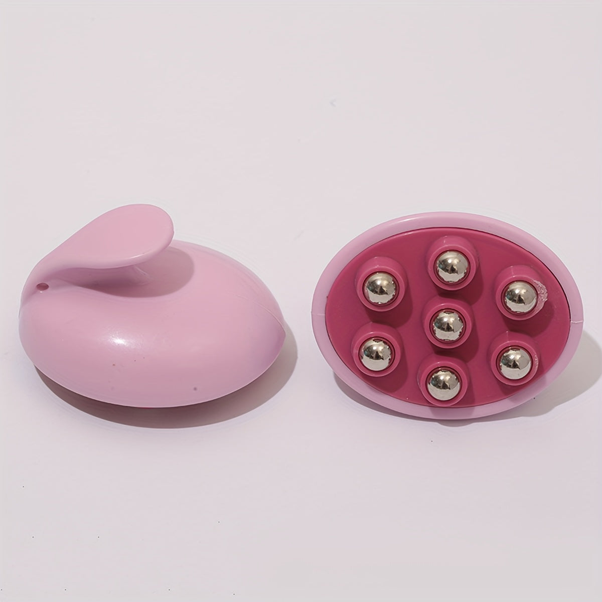 7-Ball Manual Massager Roller Full Body & Abdominal Massage with Ergonomic Handle