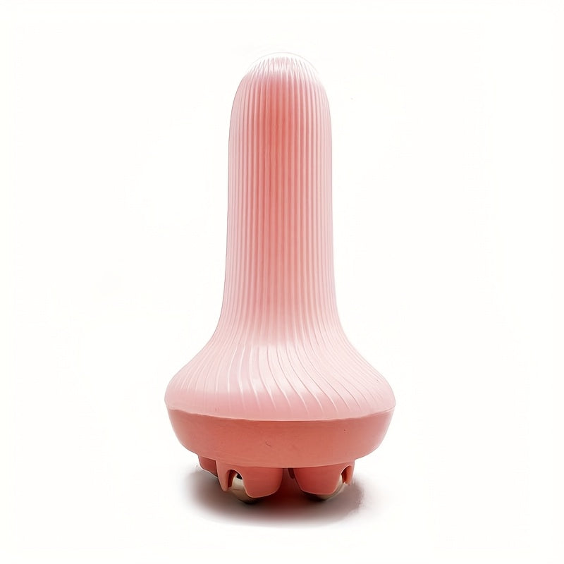 Handheld Body Massager For Round Roller Balls Relaxes Abdomen, Legs, Arms, Muscles With Gentle Vibrations