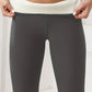 High-Elasticity Yoga Leggings Solid Color, Tight-Fit, High-Warmth