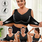 Adjustable Plus Size Front Closure Seamless Wide Strap Push-Up Bra