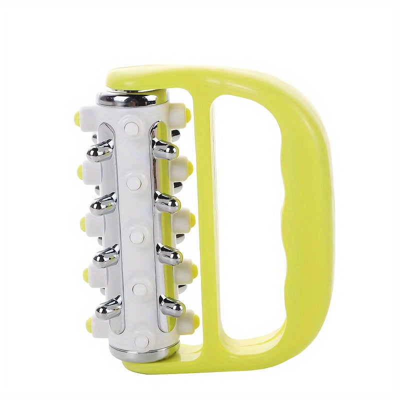 Electroplated D-Shaped Massager - Full Body Muscle Relief, Portable & Durable, No Batteries Required